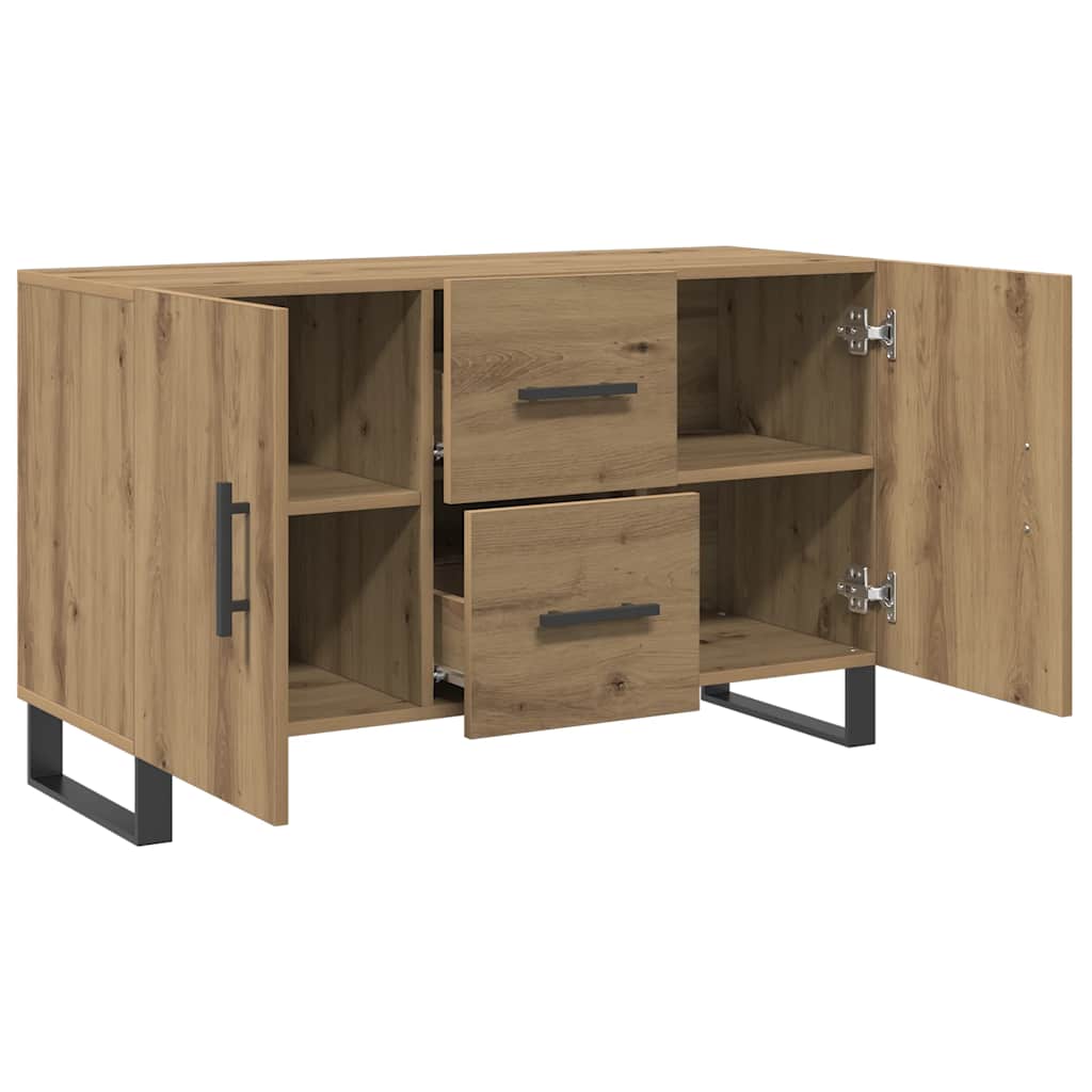 Sideboard Artisan-Eiche 100x36x60 cm Holzwerkstoff