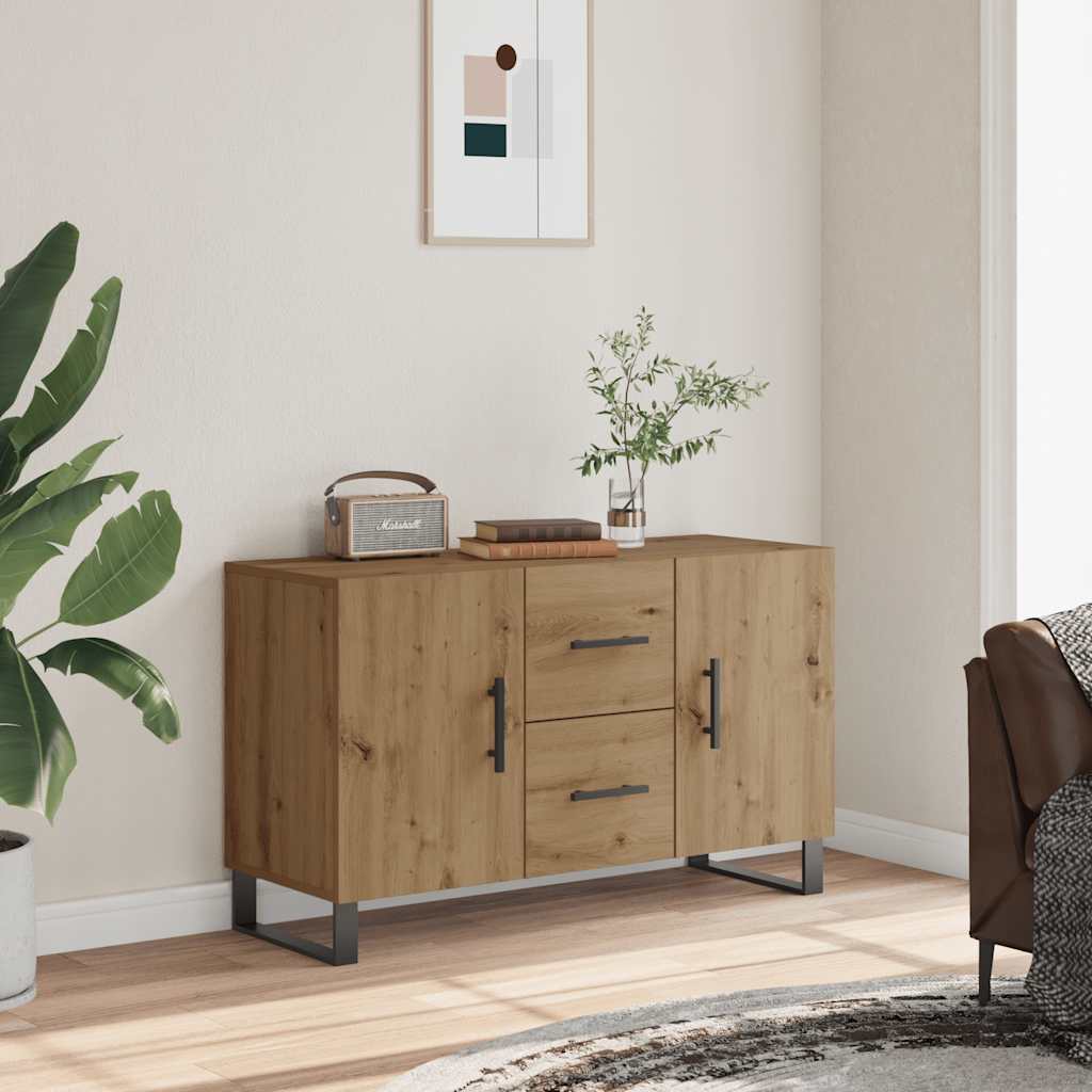 Sideboard Artisan-Eiche 100x36x60 cm Holzwerkstoff
