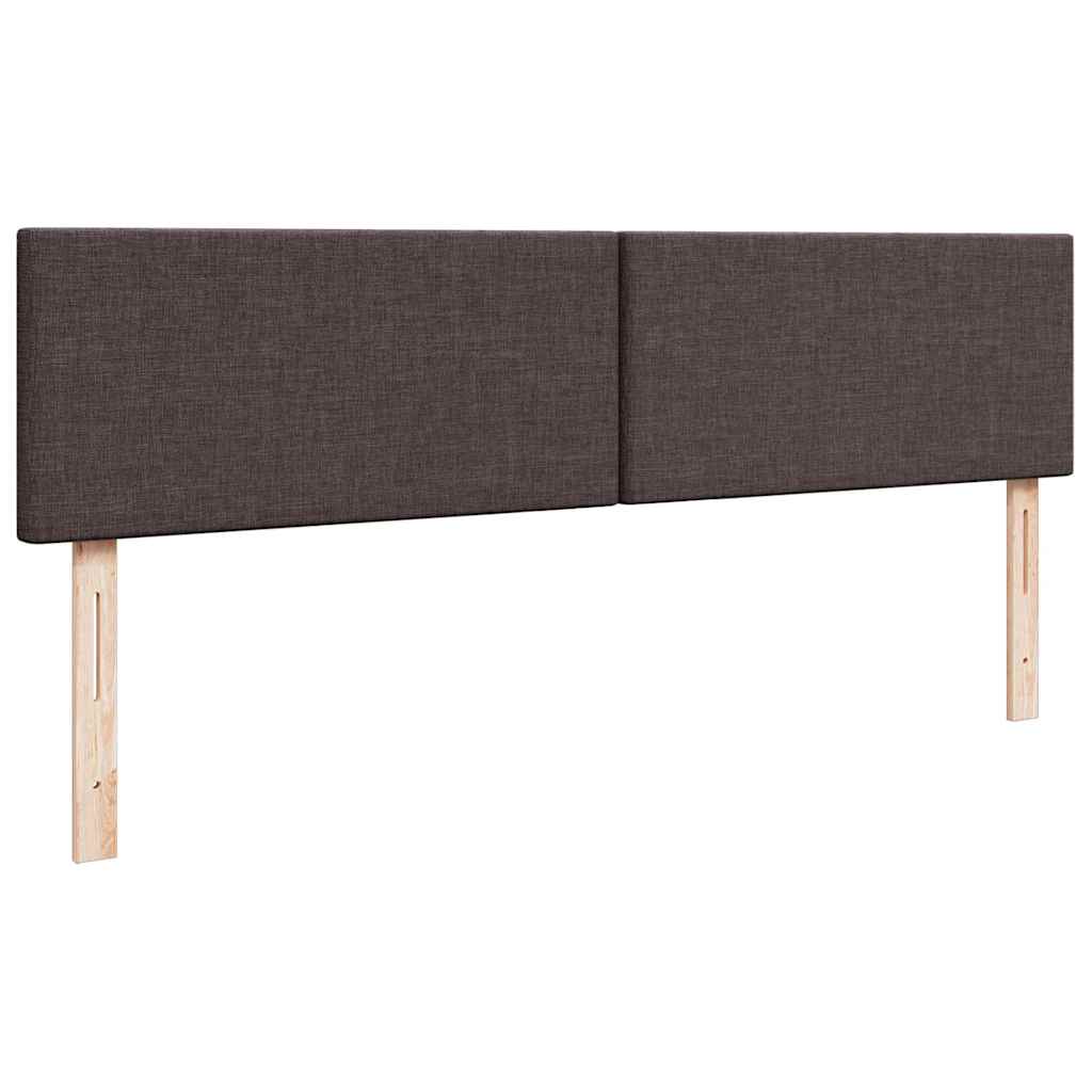 Ottoman-Bett mit Matratze Dunkelbraun 180x200 cm Stoff