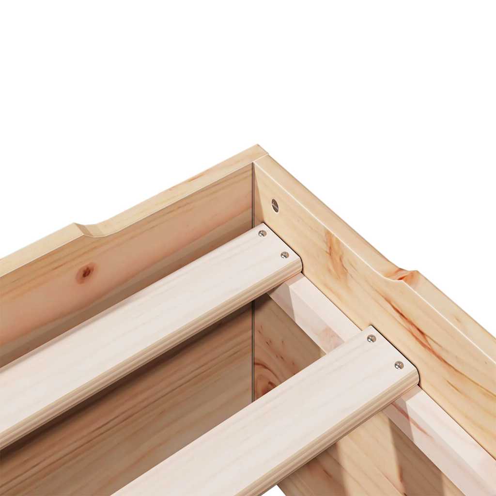 Massivholzbett ohne Matratze Stapelbar 100x200 cm