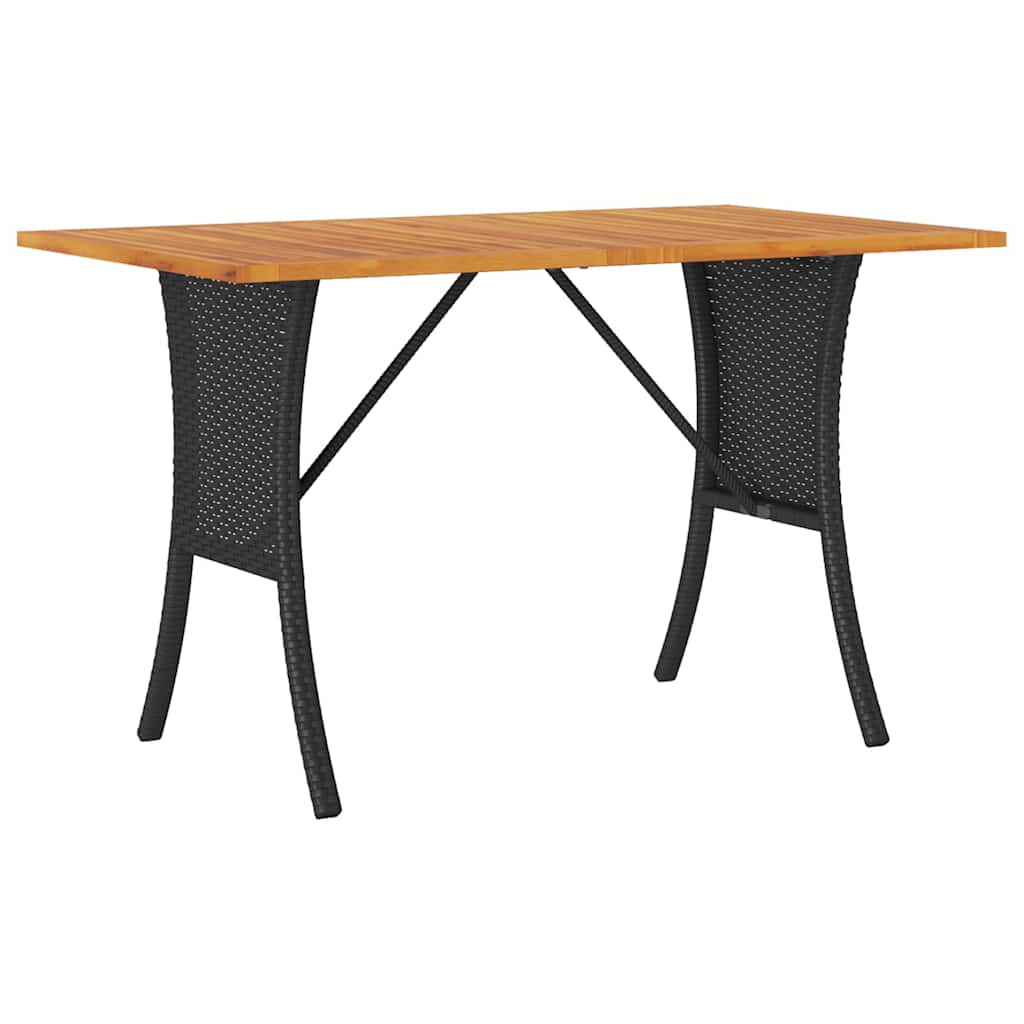 6-tlg. Garten-Sofagarnitur mit Kissen Schwarz Poly Rattan