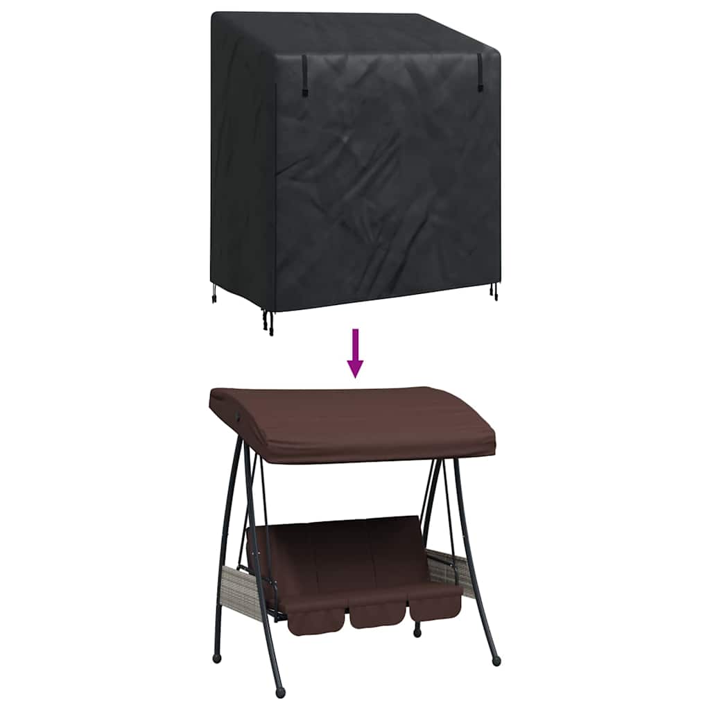 Hollywoodschaukel-Abdeckung 155 x 95 x 165 cm 210D Oxford Stoff