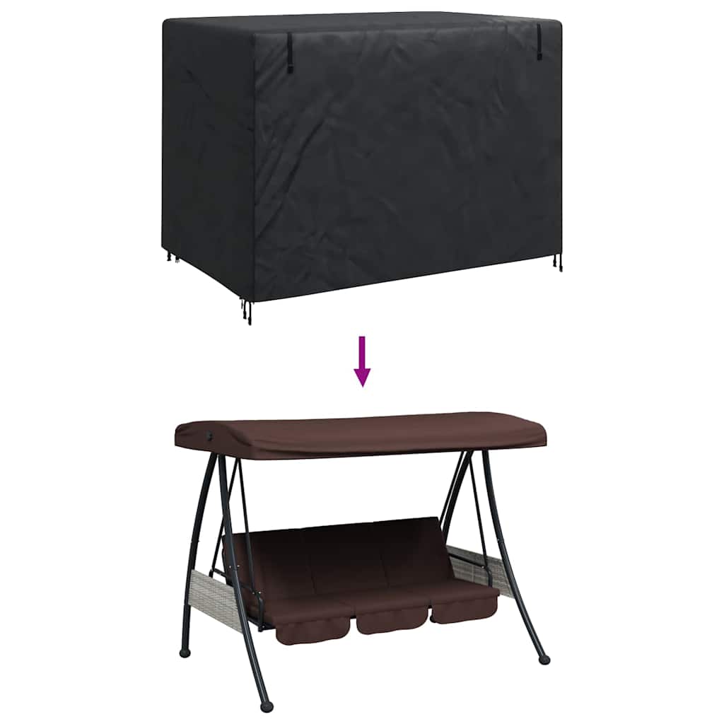 Hollywoodschaukel-Abdeckung 220 x 150 x 150 cm