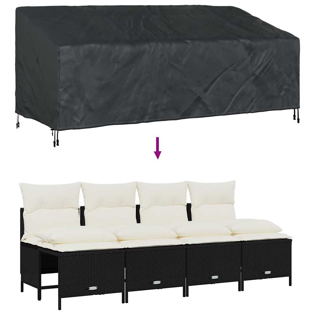 Schutzhülle für Gartenmöbel 200 x 100 x 89 cm 210D Oxford Stoff
