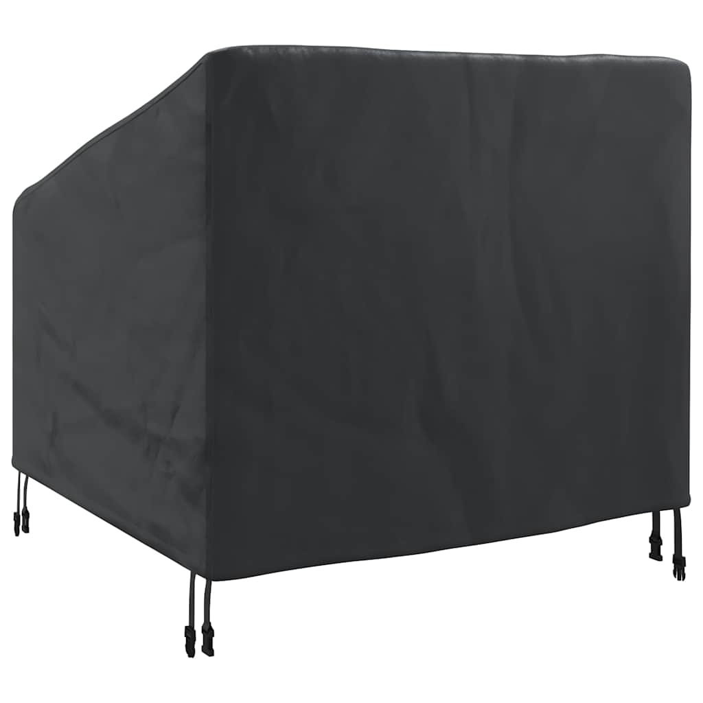 Abdeckung für Gartenstuhl Schwarz 90 x 90 x 50 / 75 cm 420D Stoff