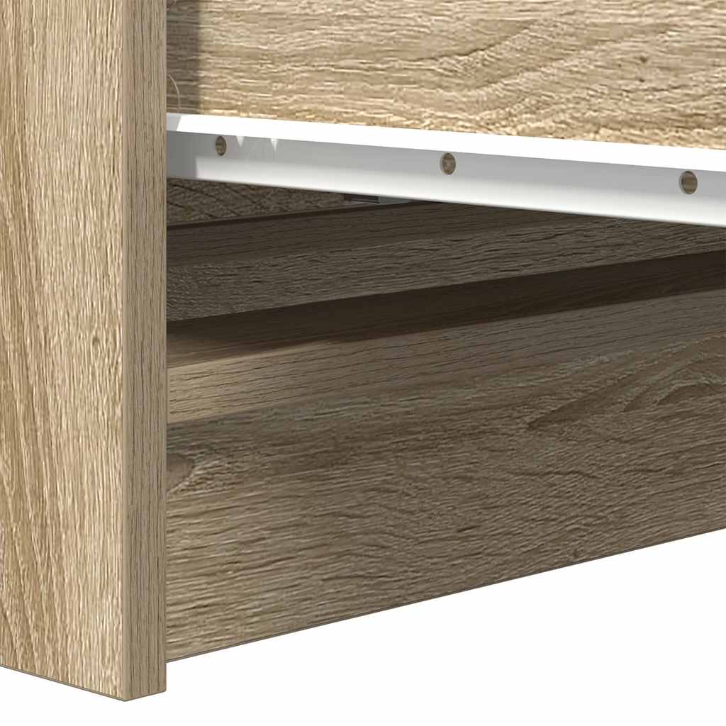 Sideboard Sonoma-Eiche 80x35x76 cm Holzwerkstoff