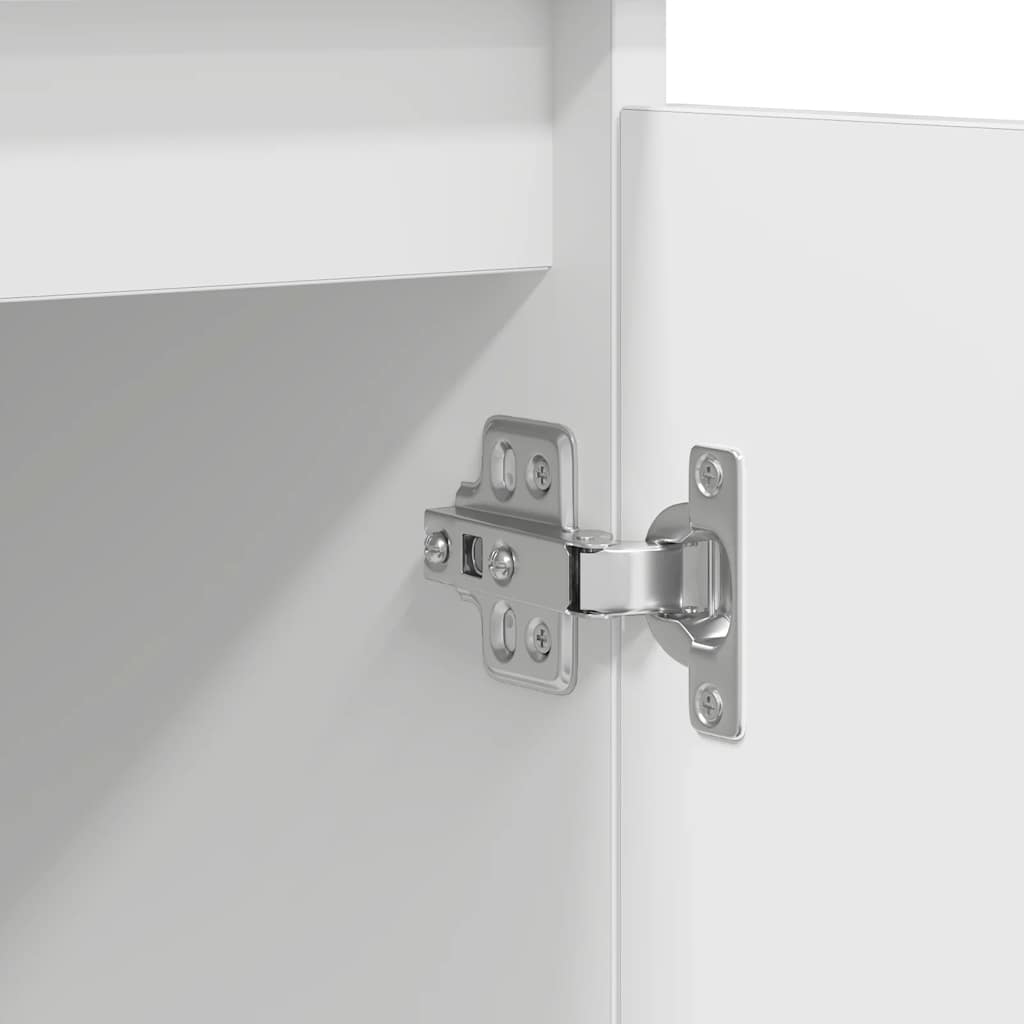 Sideboard mit Schubladen Weiß 100,5x35x76 cm Holzwerkstoff