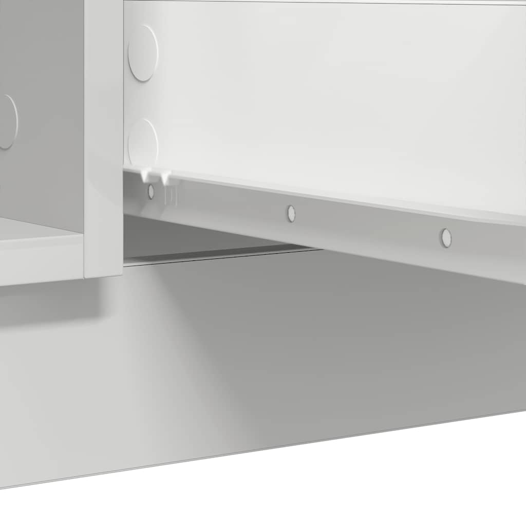 Sideboard mit Schubladen Weiß 100,5x35x76 cm Holzwerkstoff