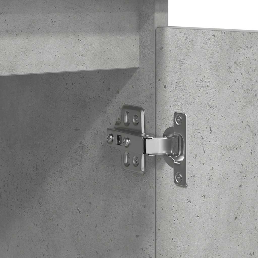 Sideboard mit Schubladen Betongrau 100,5x35x76 cm Holzwerkstoff