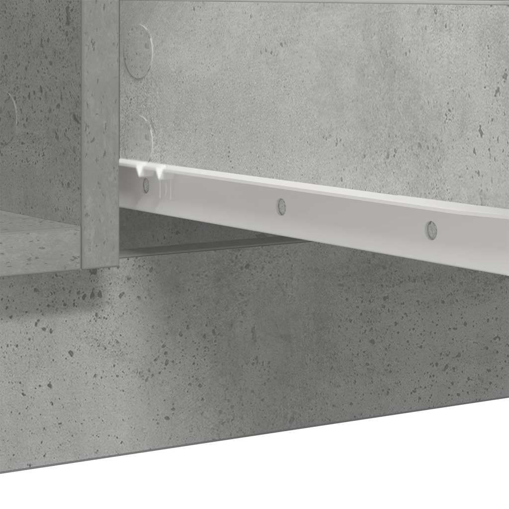 Sideboard mit Schubladen Betongrau 100,5x35x76 cm Holzwerkstoff