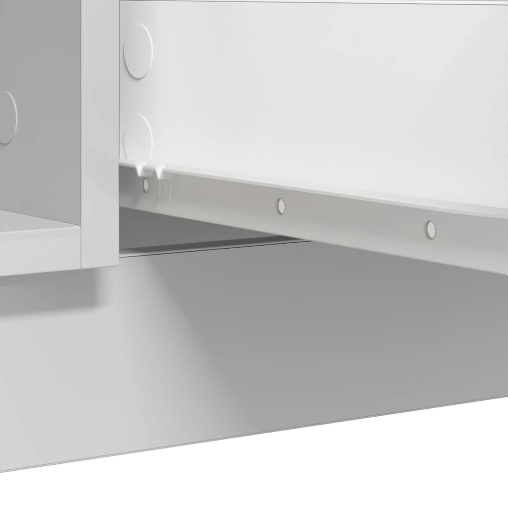 Sideboard mit Schubladen Weiß 100,5x35x98,5 cm Holzwerkstoff