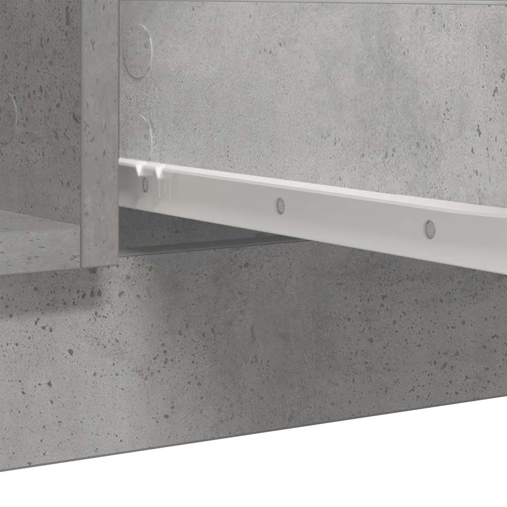 Sideboard mit Schubladen Betongrau 100,5x35x98,5 cm
