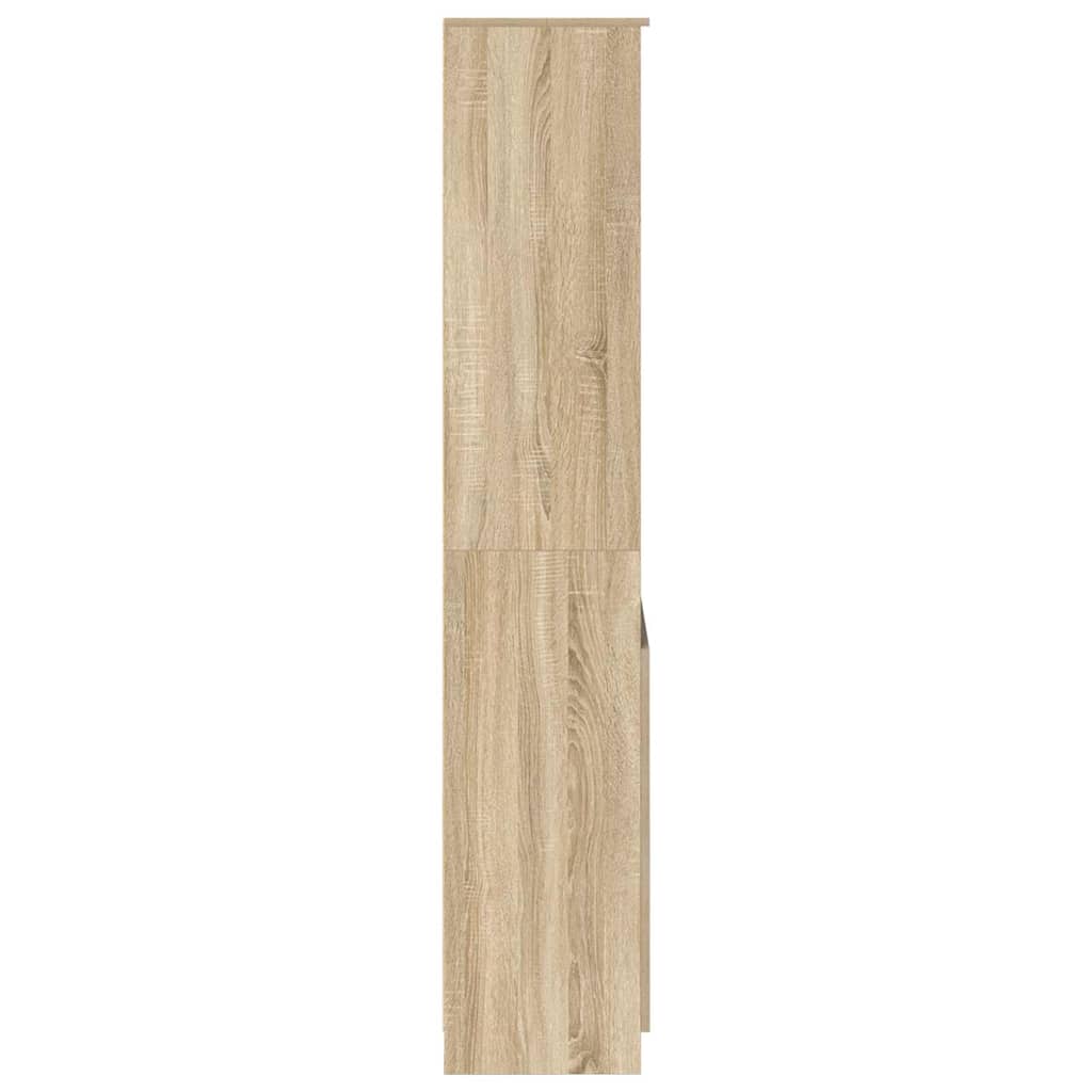 Highboard Sonoma-Eiche 70x35x180 cm Holzwerkstoff