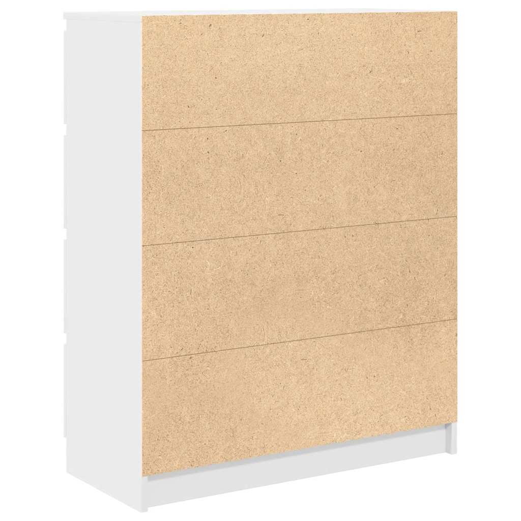 Sideboard Weiß 80x35x99 cm Holzwerkstoff