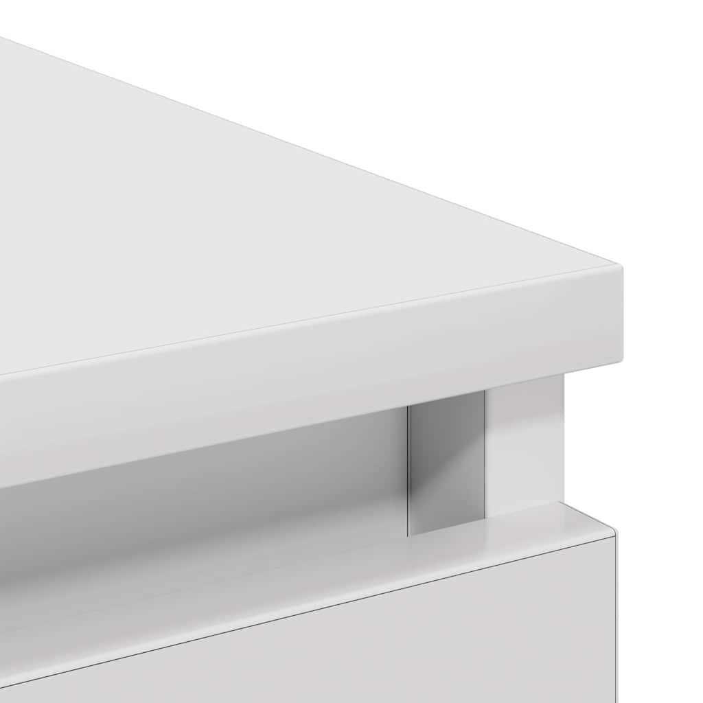 Sideboard Weiß 80x35x99 cm Holzwerkstoff