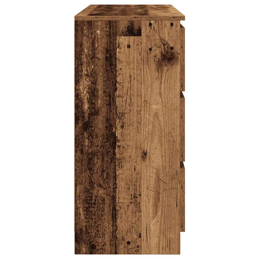 Sideboard Altholz-Optik 100x35x76 cm Holzwerkstoff