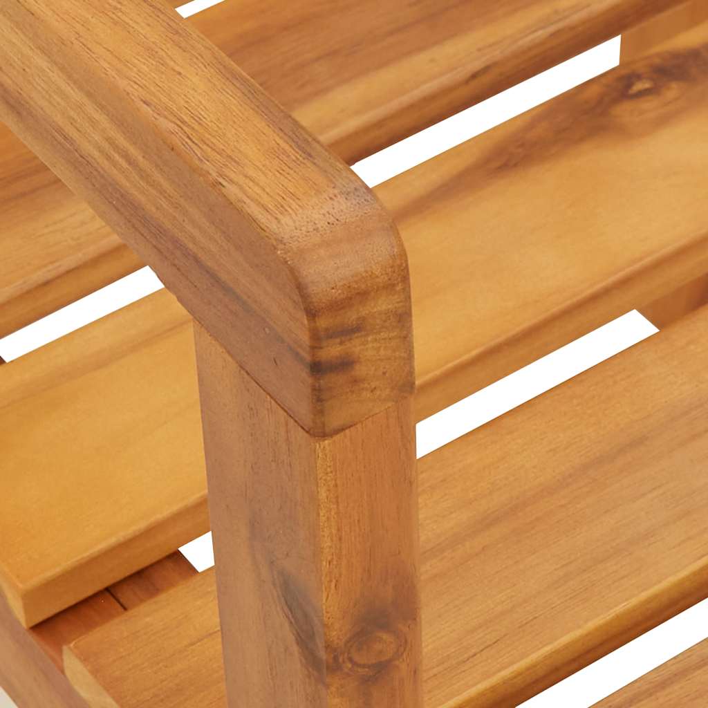 Gartenstühle 2 Stk. 50x53x80 cm Massivholz Akazie