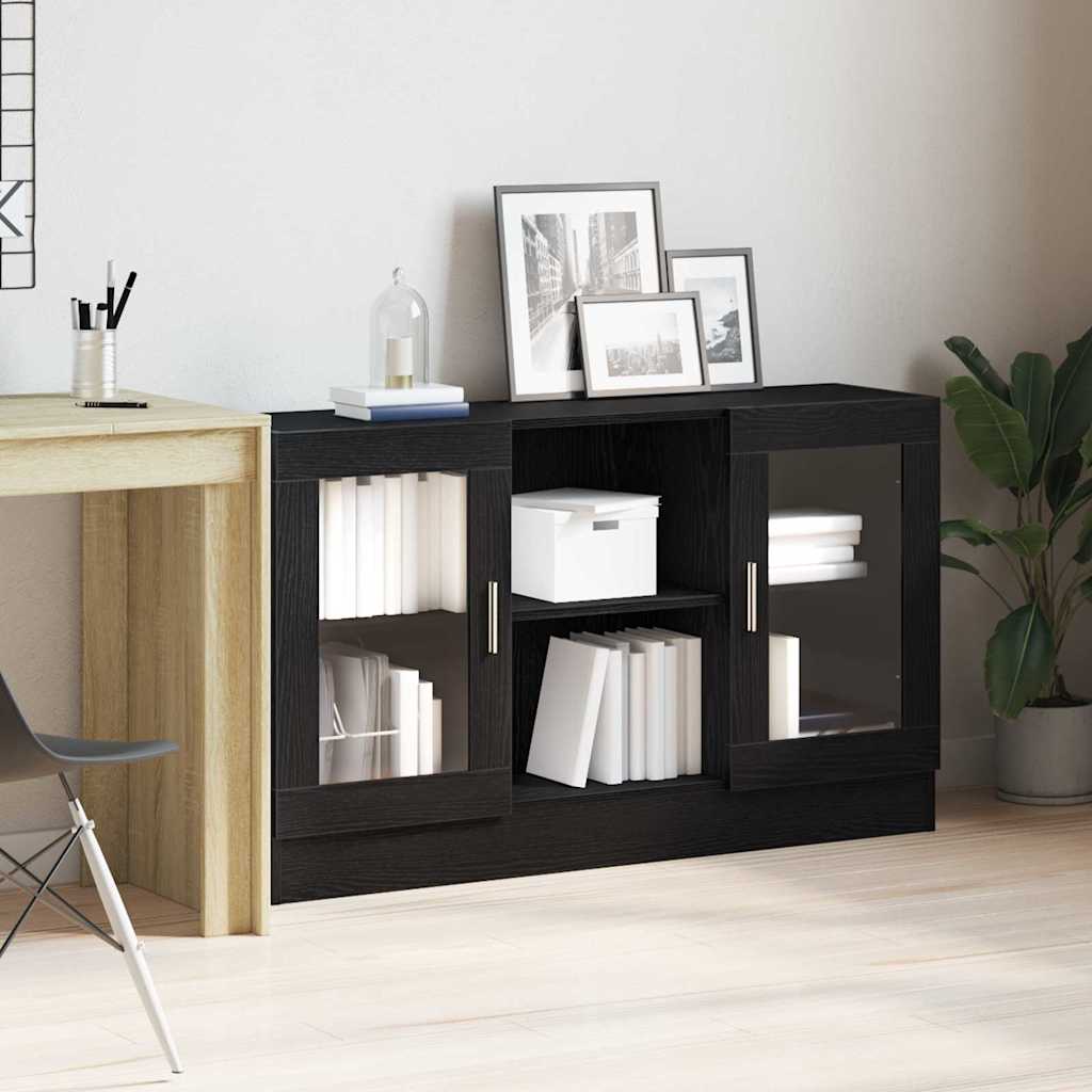 Sideboard Schwarz 120 x 30.5 x 70 cm Holzwerkstoff