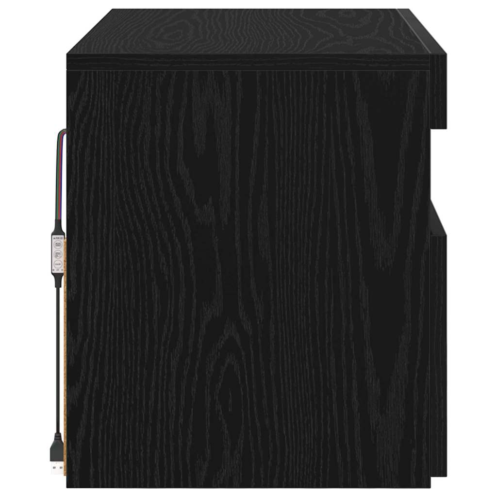 TV-Schränk Schwarz 60 x 35 x 40 cm Holzwerkstoff