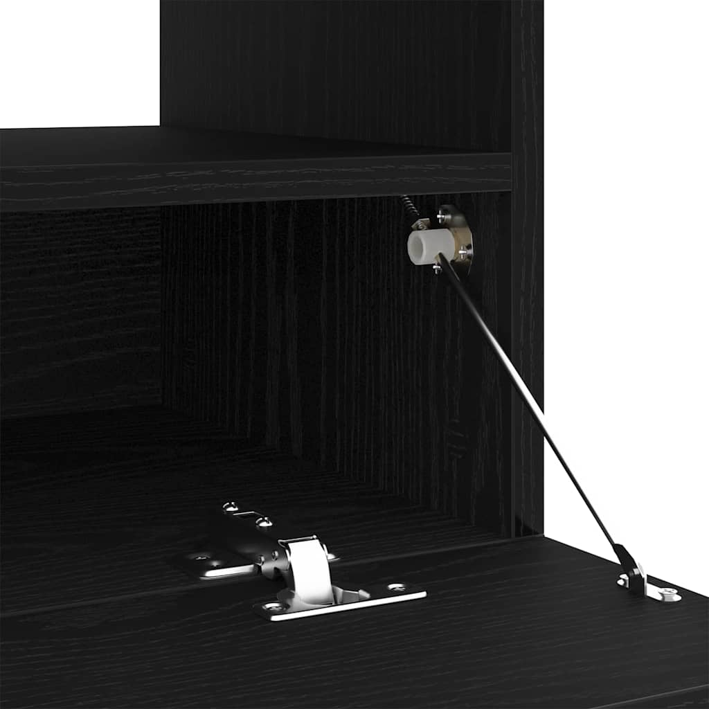 TV-Schränk Schwarz 80 x 35 x 40 cm Holzwerkstoff