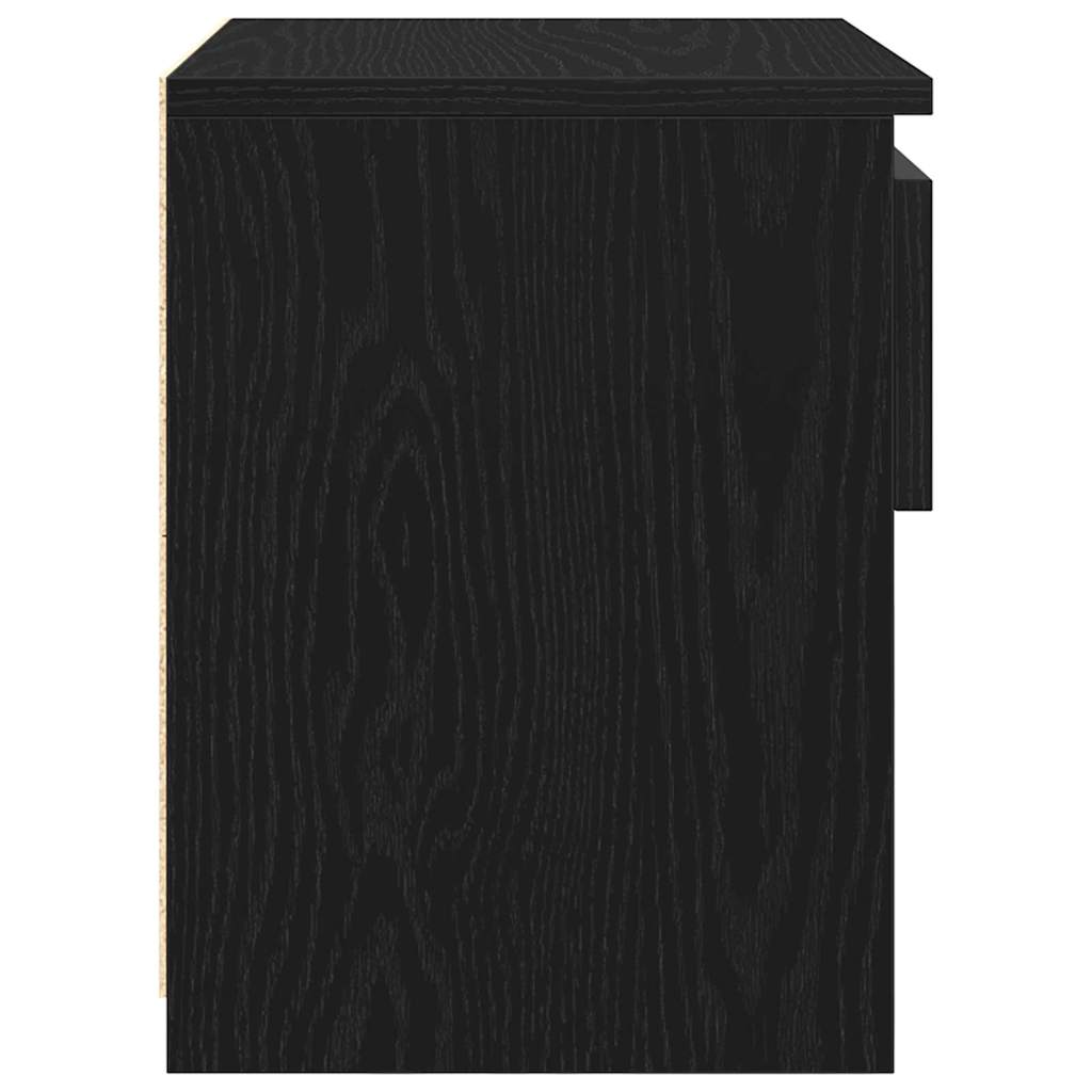 Nachttisch 2 pcs Schwarze Eiche 40 x 30 x 39 cm Holzwerkstoff