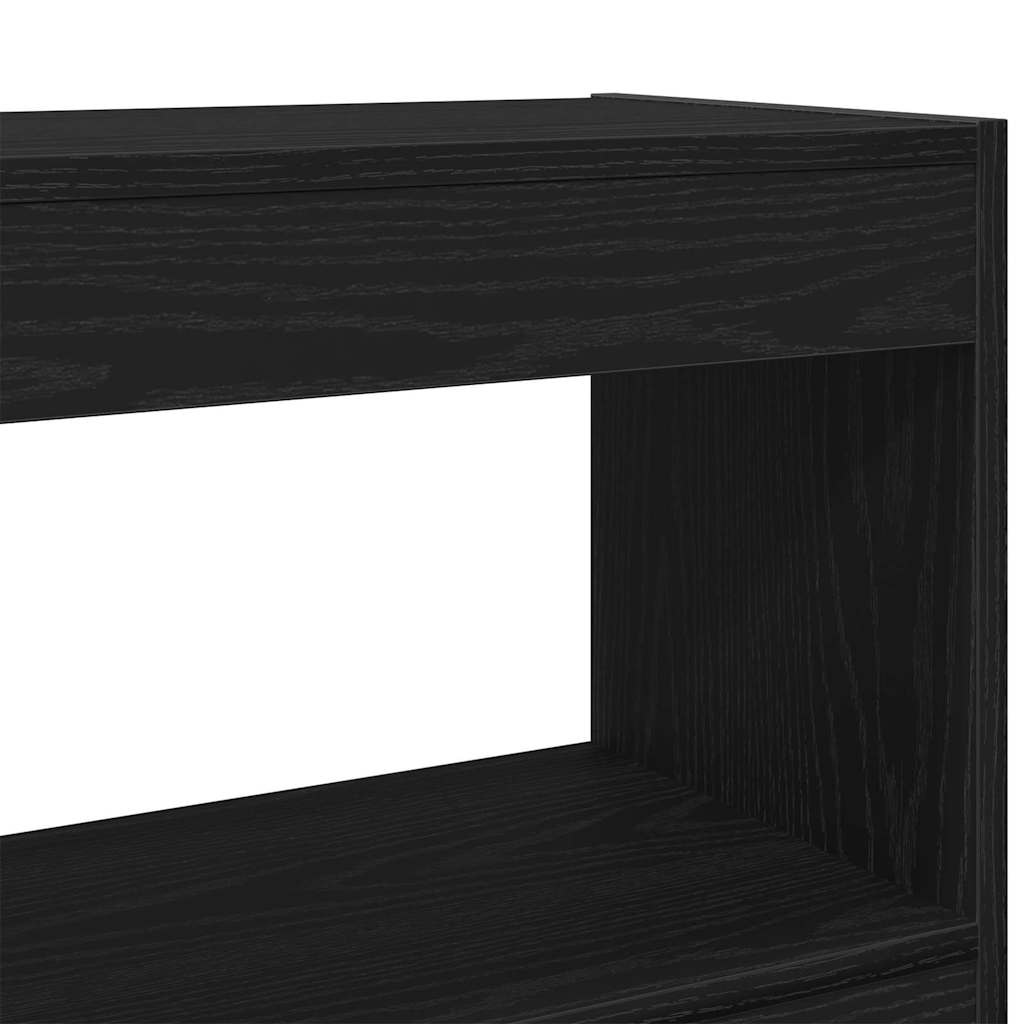 Bücherregal Schwarze Eiche 100 x 30 x 72 cm Holzwerkstoff