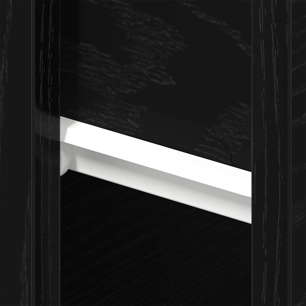 Nachttisch Schwarze Eiche 46 x 29,5 x 30 cm Holzwerkstoff