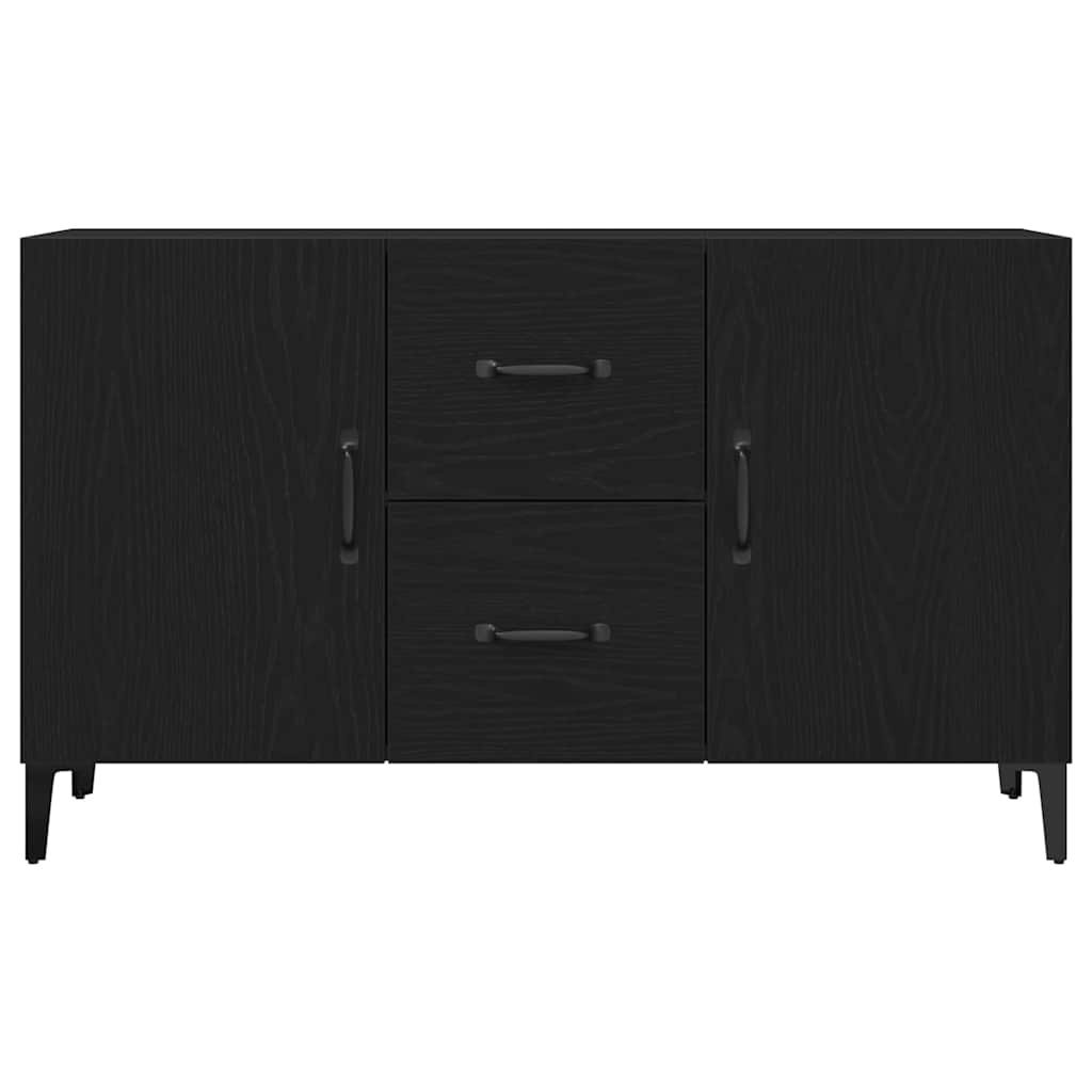 Sideboard mit Schubladen Schwarz 100 x 36 x 60 cm Holzwerkstoff