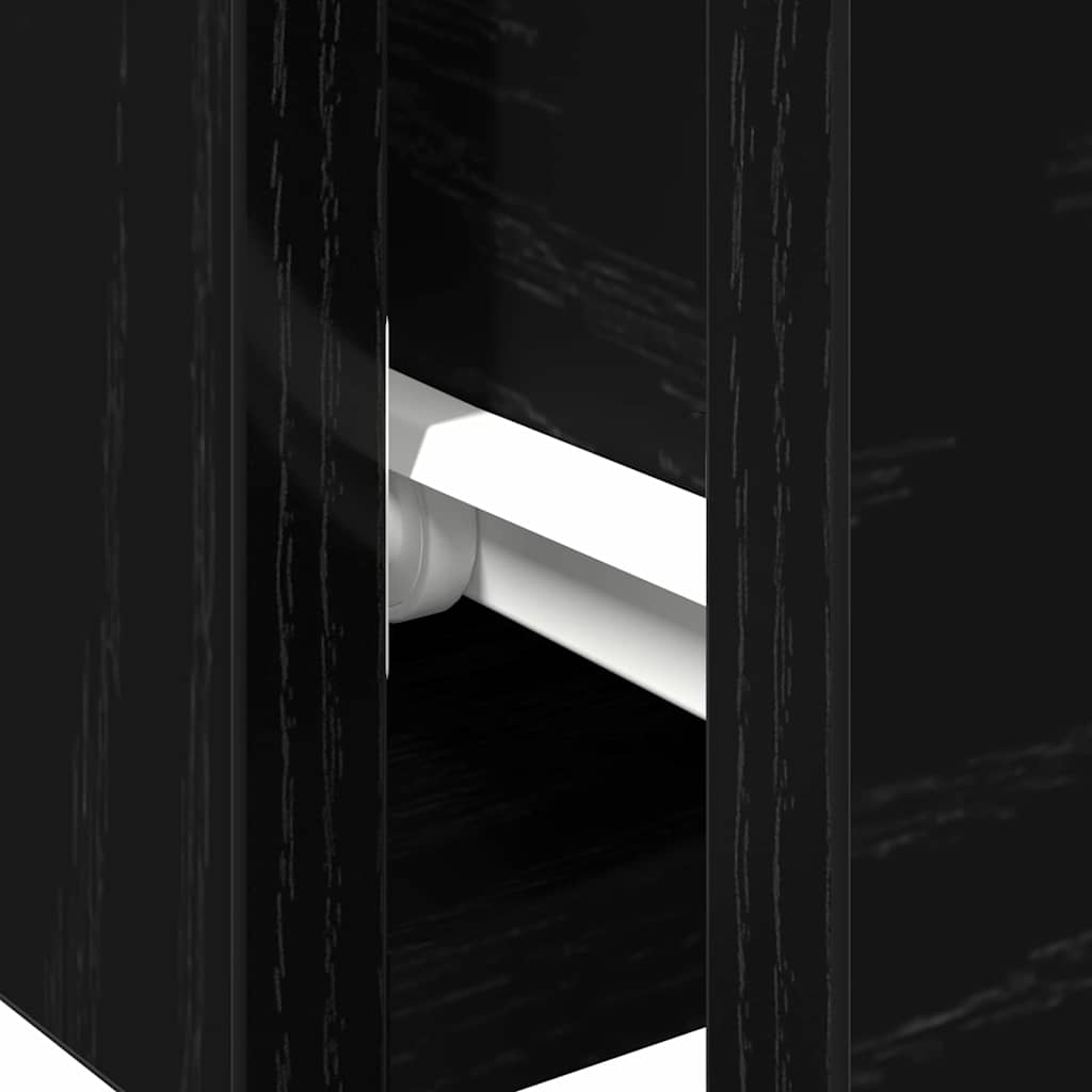 Wandschrank Schwarze Eiche 102 x 30 x 20 cm Holzwerkstoff