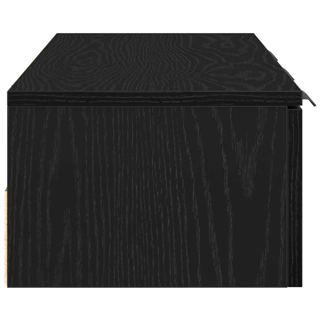 Wandschrank Schwarze Eiche 102 x 30 x 20 cm Holzwerkstoff