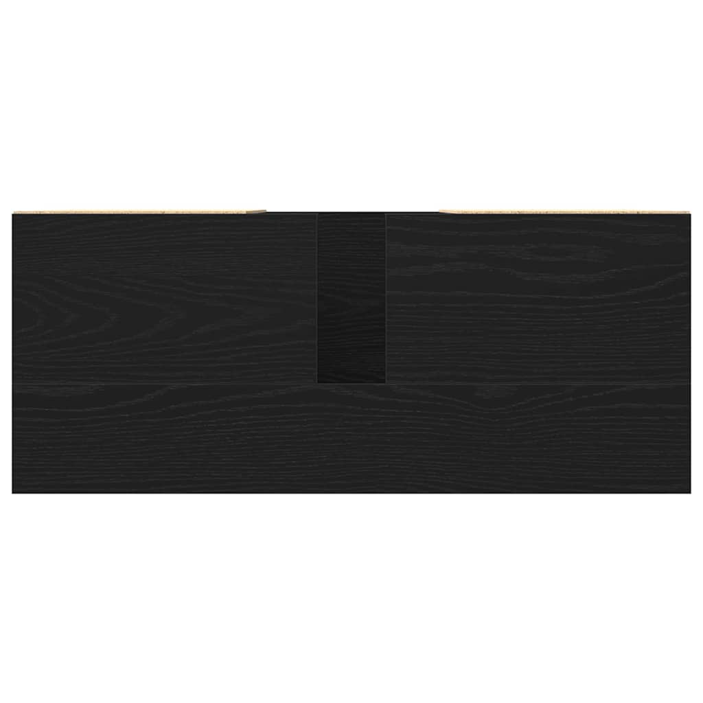 Spülenschrank Schwarze Eiche 80 x 33 x 60 cm Holzwerkstoff