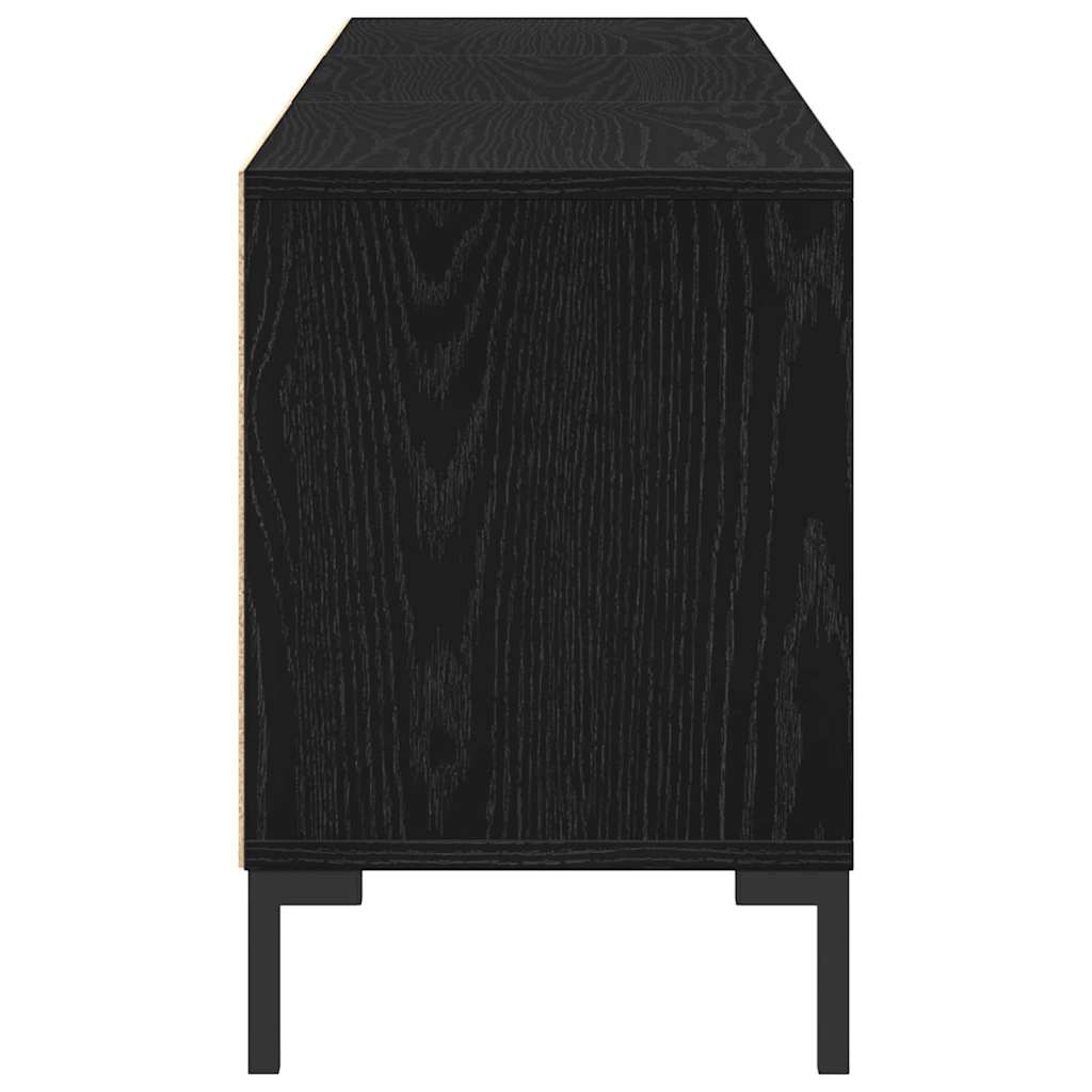 TV-Schränk Schwarze Eiche 150 x 30 x 44.5 cm Holzwerkstoff