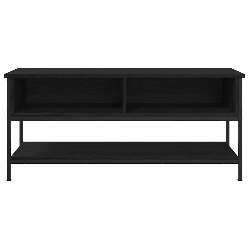 TV-Schränk Schwarz Eichen-Optik 100 x 35 x 45 cm Holzwerkstoff