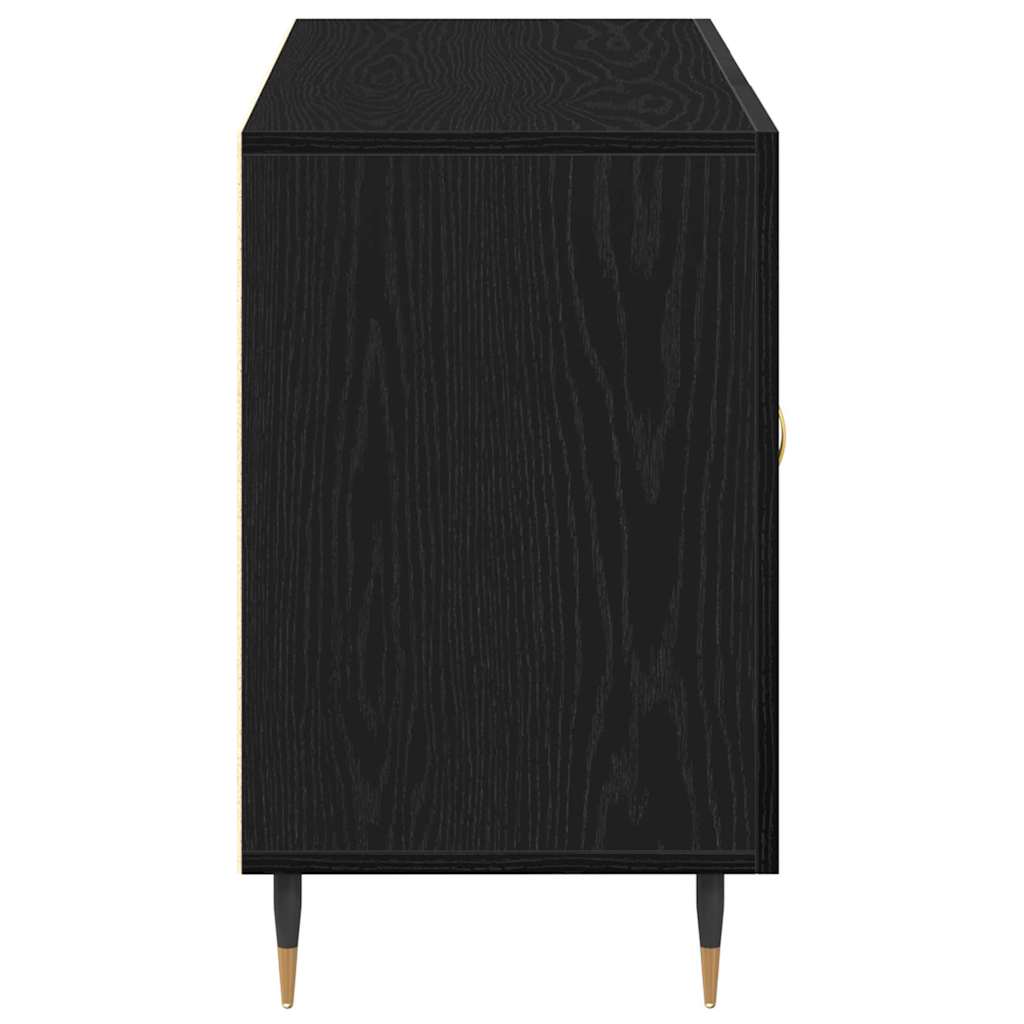 Sideboard Schwarze Eiche 100 x 36 x 60 cm Holzwerkstoff