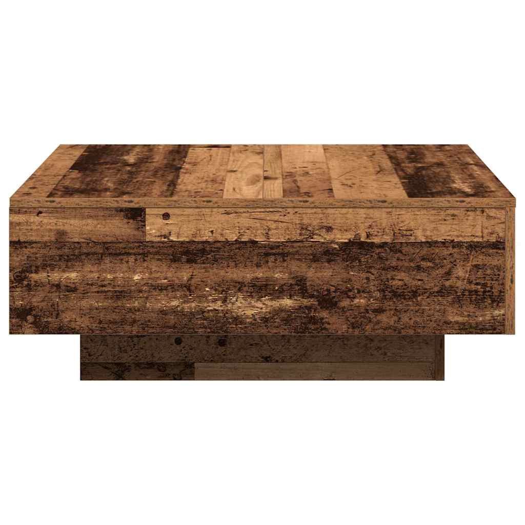 Couchtisch Altholz 80 x 80 x 31 cm Holzwerkstoff