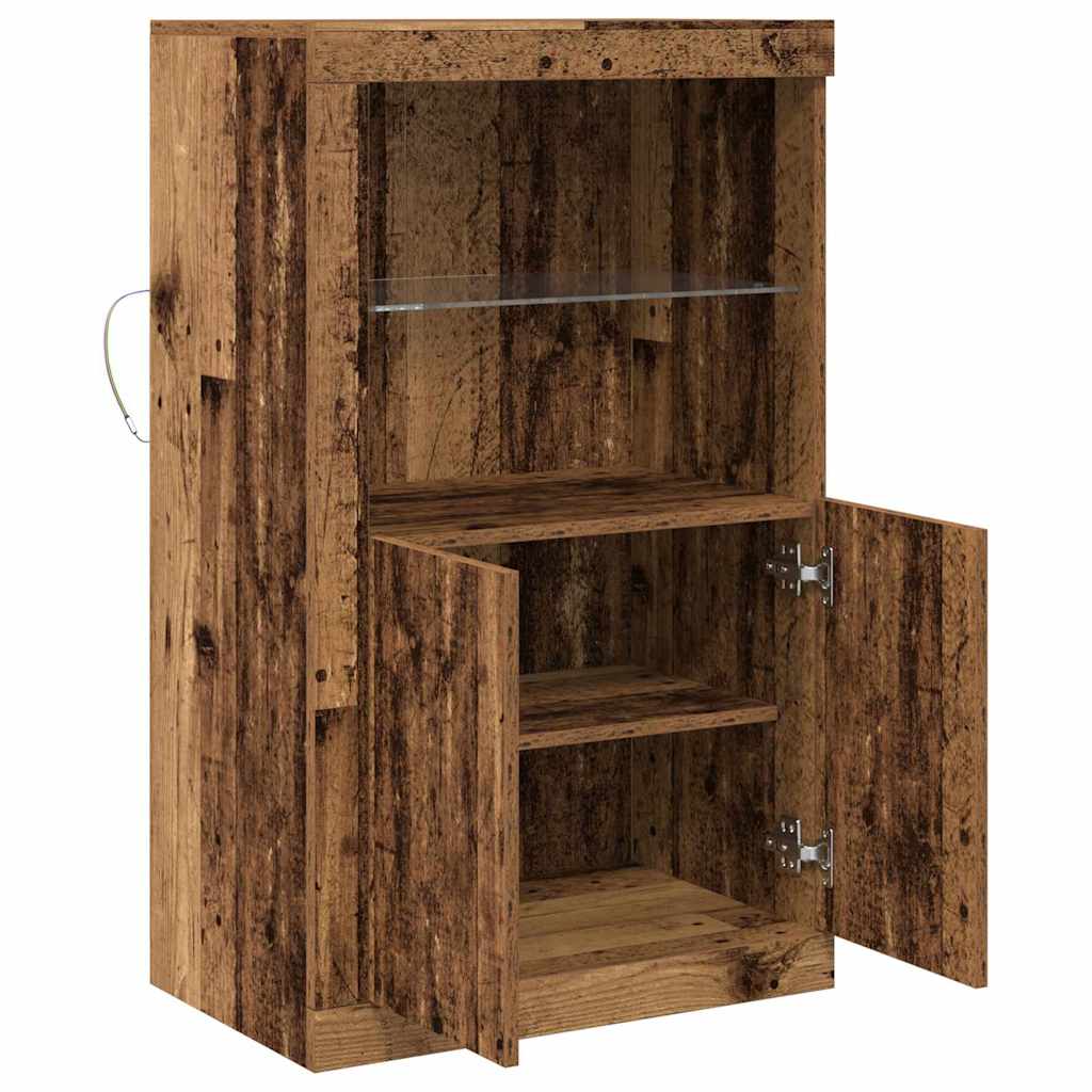 Beistellschrank Altholz 60,5 x 37 x 100 cm Holzwerkstoff