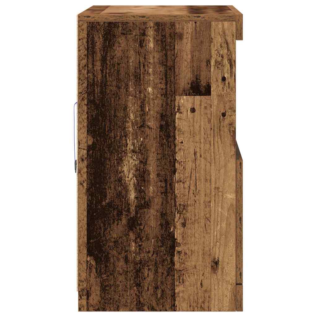 Sideboard Braun 60 x 37 x 67 cm Holzwerkstoff