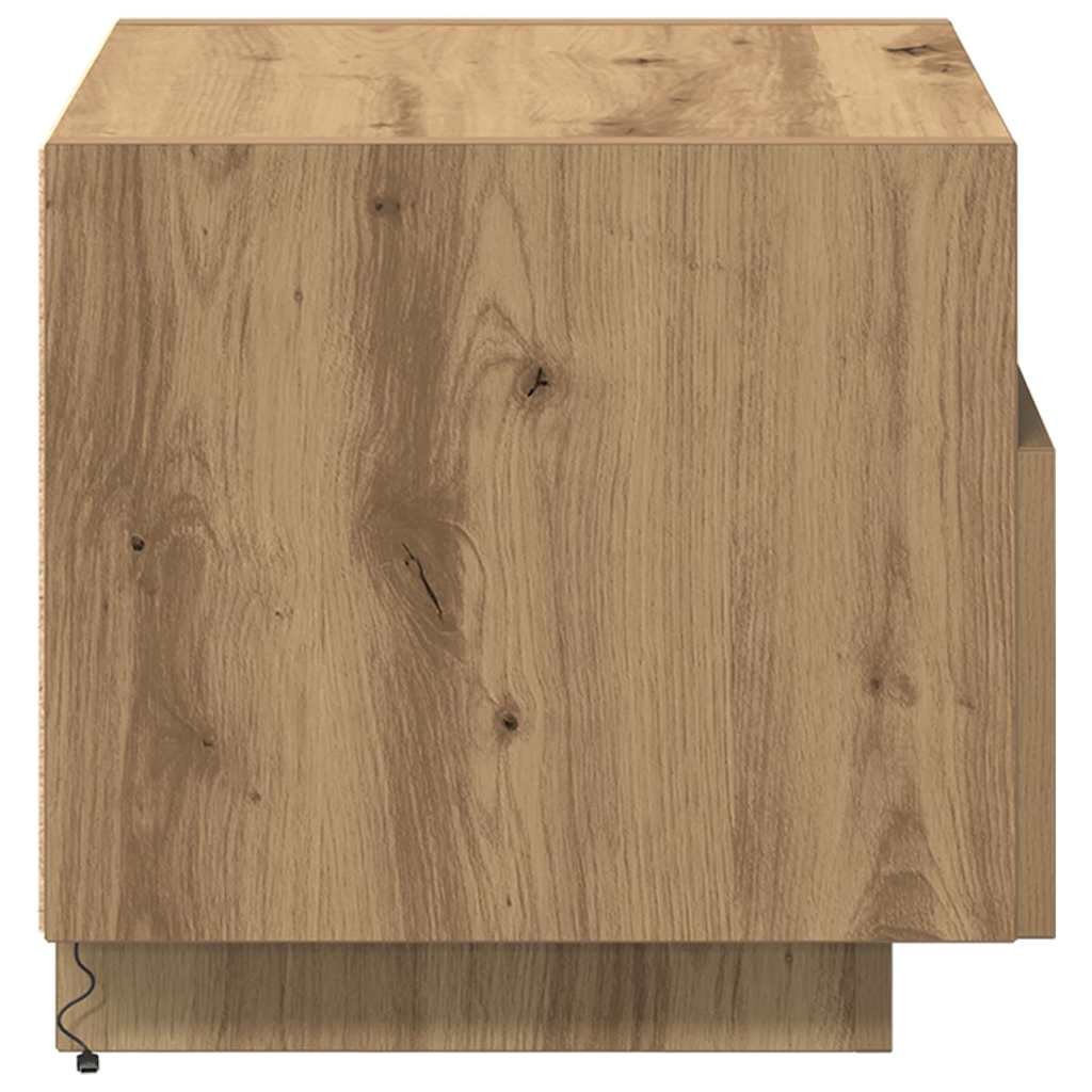 Nachttisch Eiche handwerklich 40 x 39 x 37 cm Holzwerkstoff
