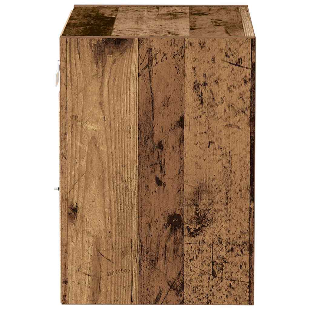 Schweberegal 2 pcs Braun 40 x 28.5 x 40 cm Holzwerkstoff