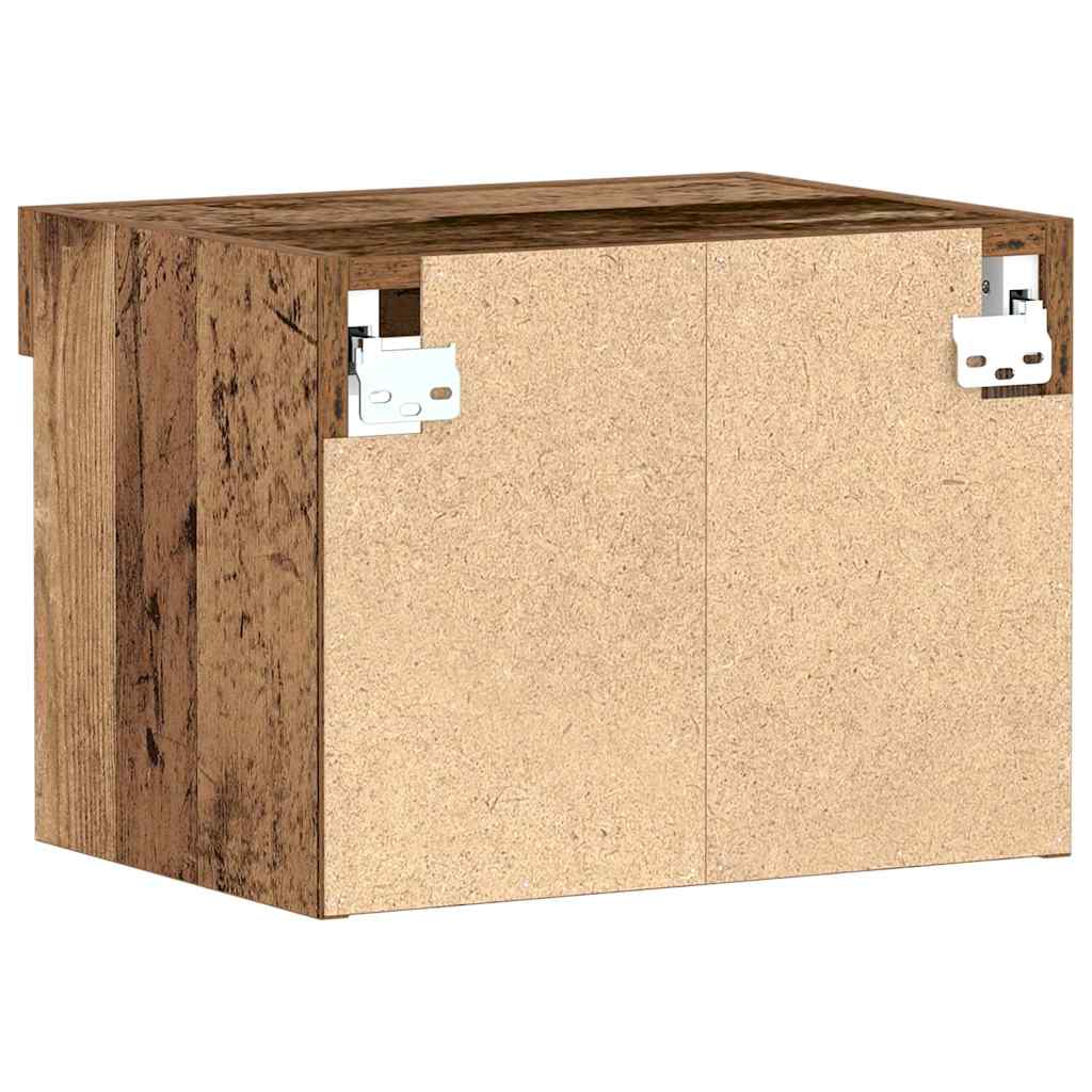 TV-Schränk 2 pcs Altholz 40 x 30 x 30 cm Holzwerkstoff