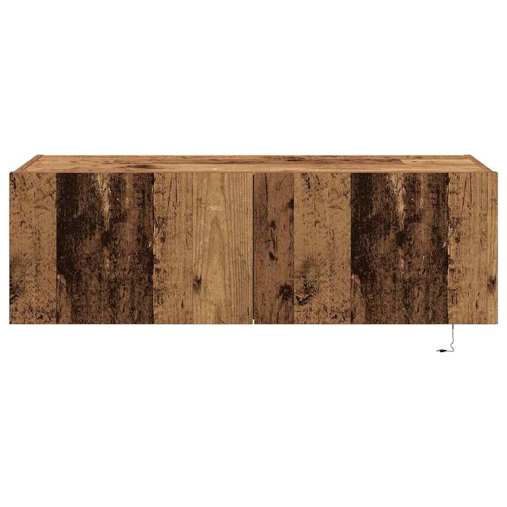 TV-Wandregal Altholz 100 x 35 x 31 cm Holzwerkstoff