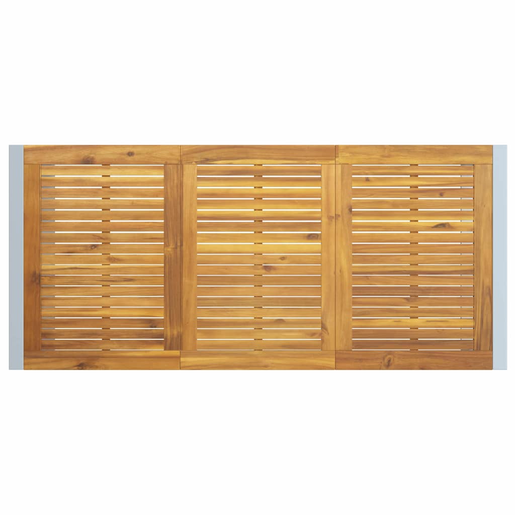 Garten-Eßtisch Grau 180 x 90 x 75 cm