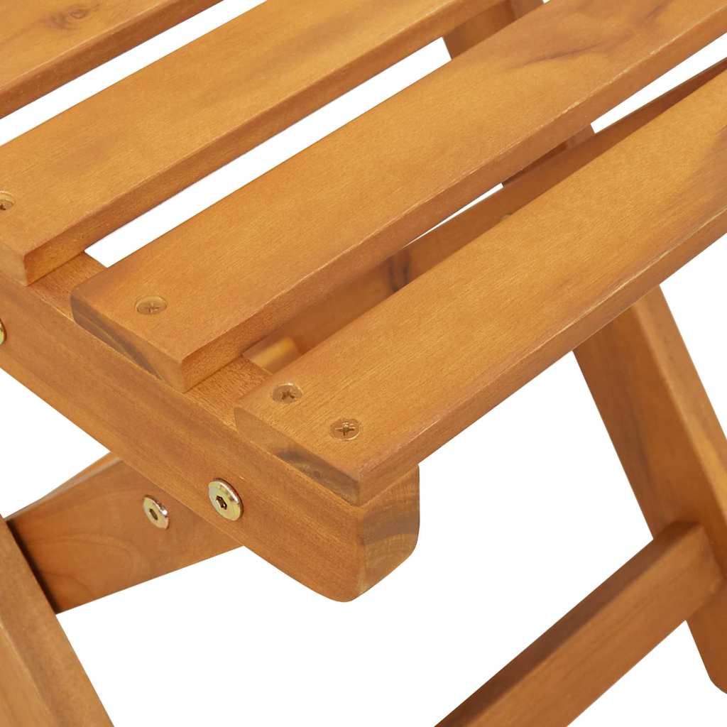 Gartenstuhl 2 pcs Braun 36 x 46 x 86cm Massivholz Akazie