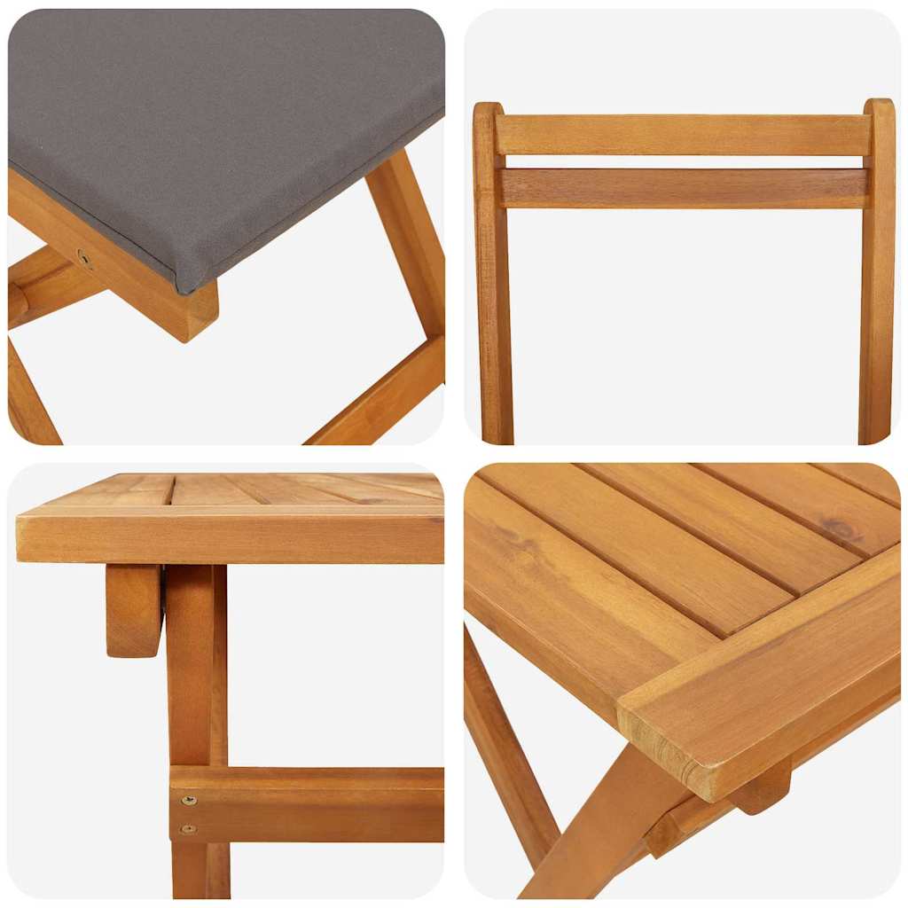 Bistrogarnitur 5 pcs Braun Akazie Massivholz