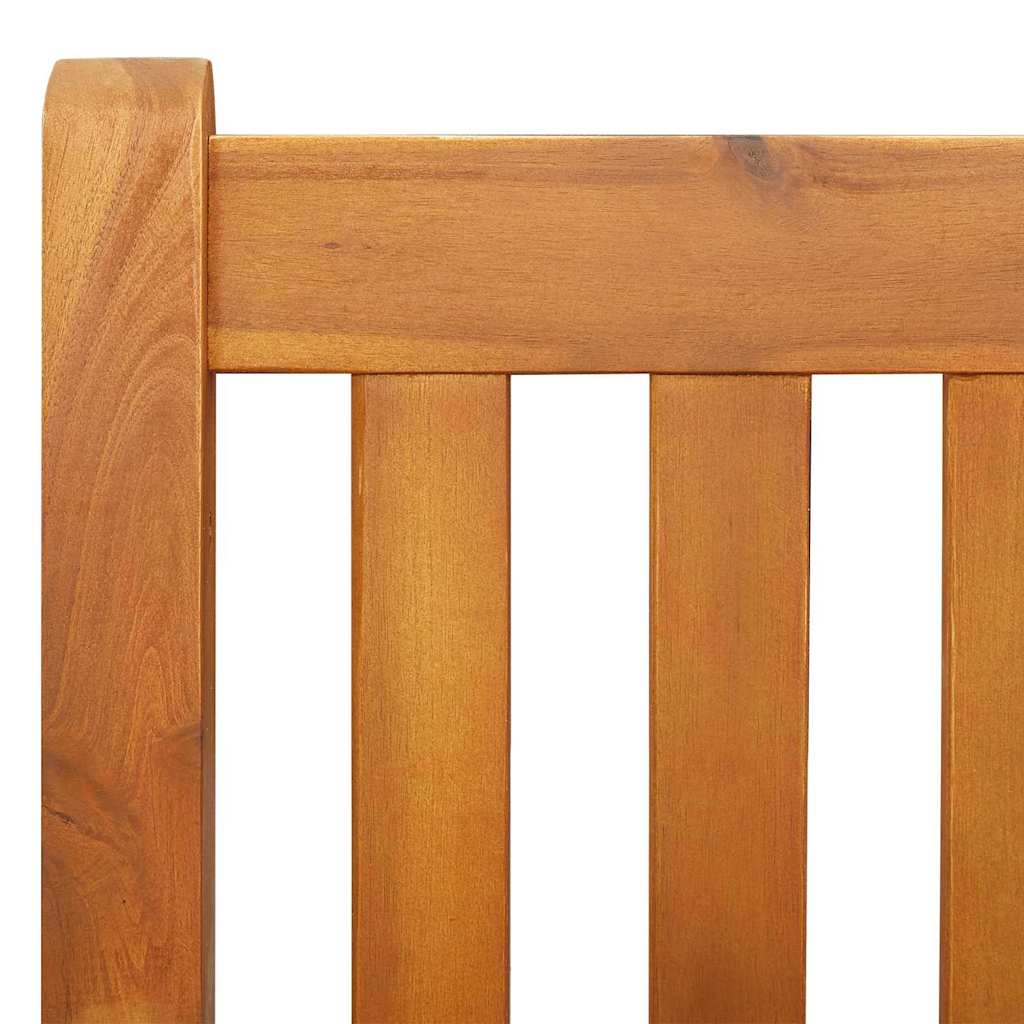 Gartenschaukelbank Braun 119 x 35 x 47 cm Massivholz Akazie