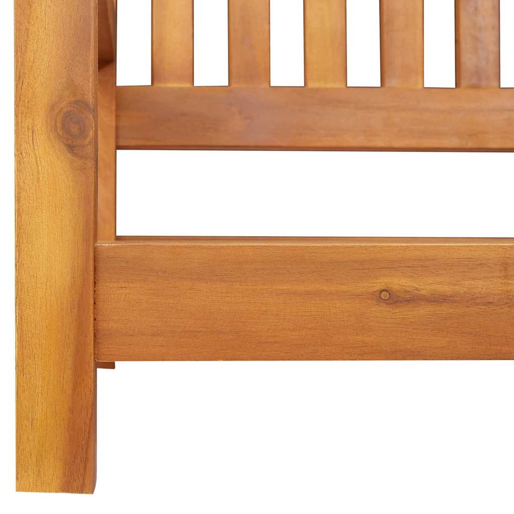 Gartenschaukelbank Braun 119 x 35 x 47 cm Massivholz Akazie