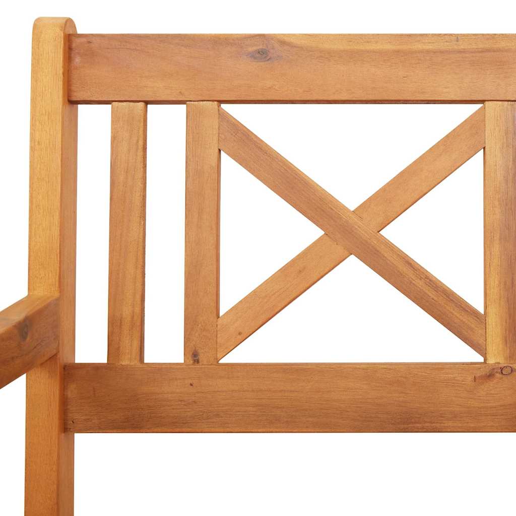 Gartenstuhl 2 pcs Braun 56 x 56 x 90cm Massivholz Akazie