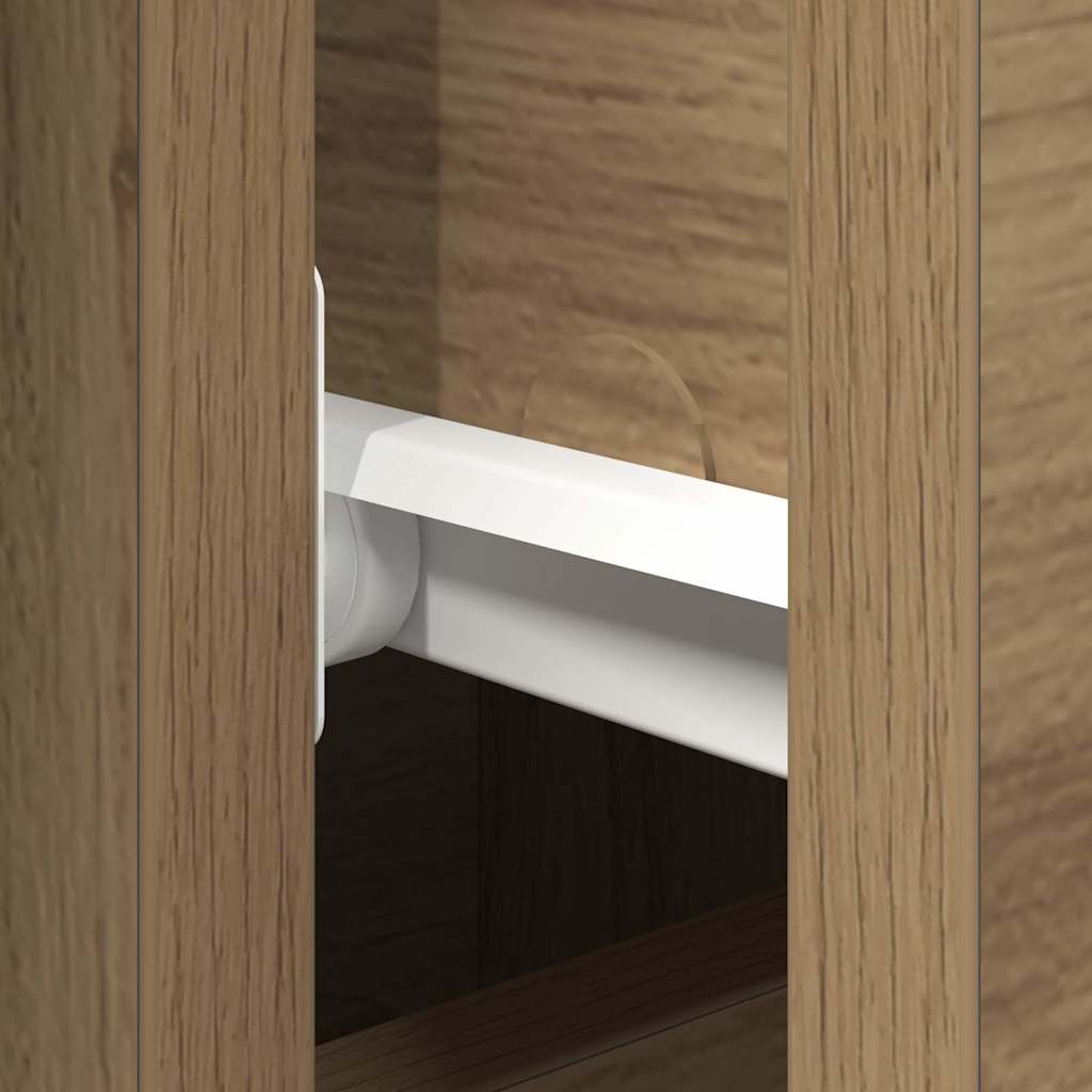 Sideboard Eiche handwerklich 101,5 x 35 x 70 cm Holzwerkstoff