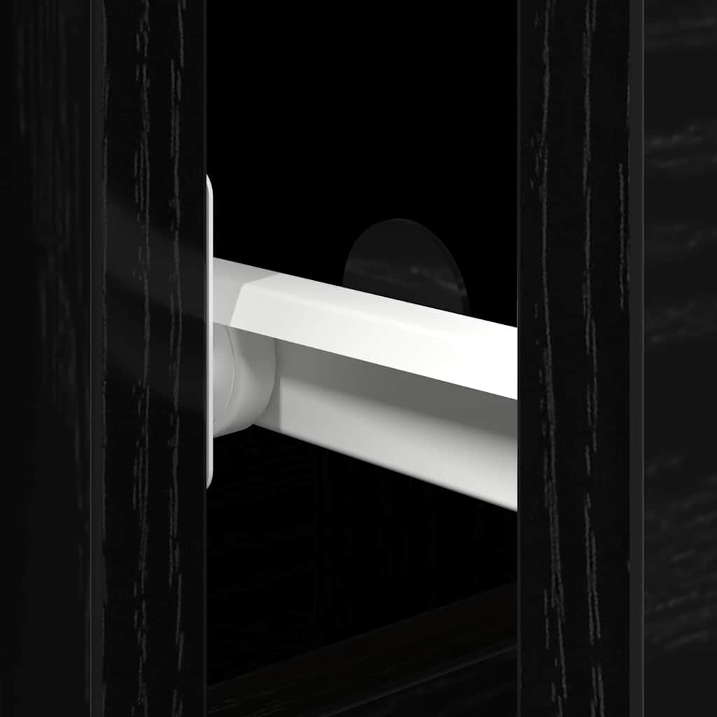 Sideboard Schwarze Eiche 101,5 x 35 x 70 cm Holzwerkstoff