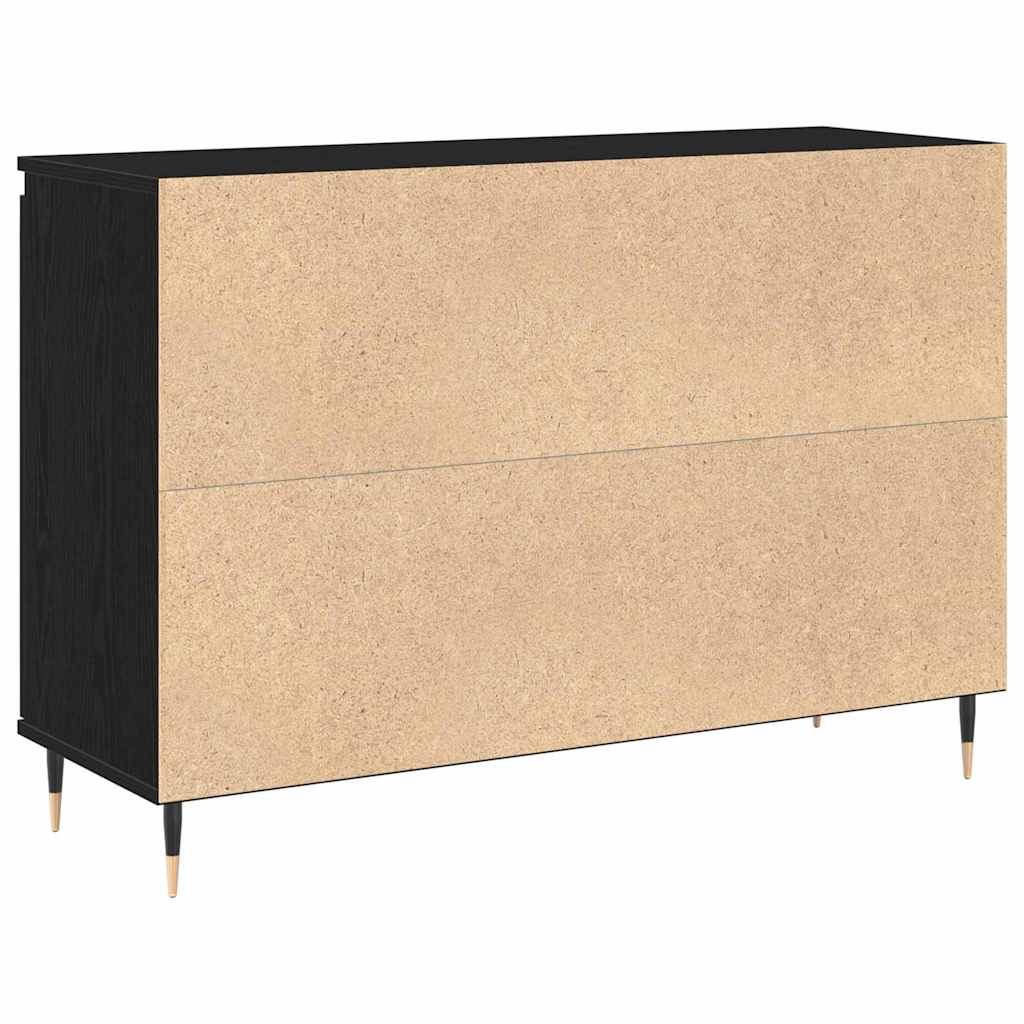 Sideboard Schwarze Eiche 101,5 x 35 x 70 cm Holzwerkstoff